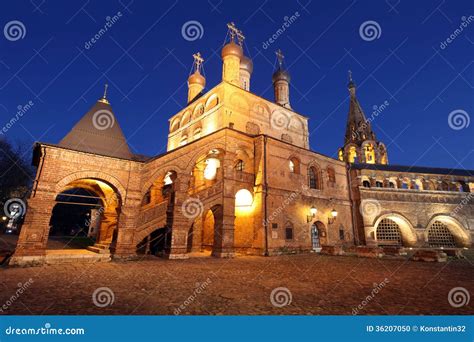 Krutitsy Metochion Da Igreja Ortodoxa Do Russo Foto De Stock Imagem