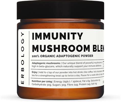 Poudre De Champignons Adaptog Nes Pour L Immunit Bio Portions