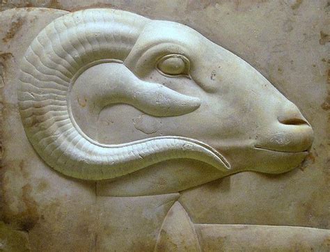 Ptolemaic Sculptors Model Of A Ram Representing God Khnum Khnum Was