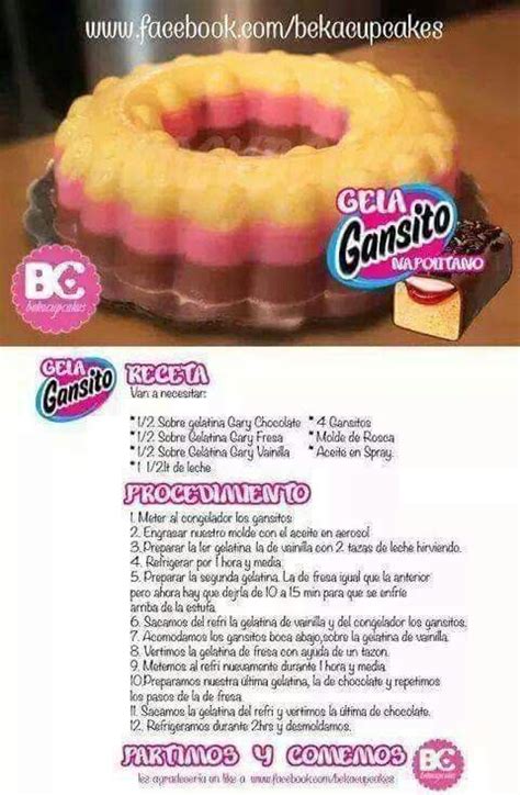 Gelatina De Gansito Jello Pudding Desserts Jello Mold Recipes Gelatin