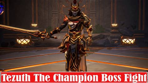 Stray Blade Tezuth The Champion Boss Fight Youtube