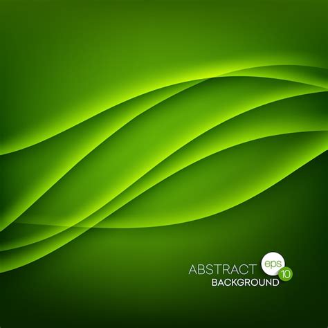 Premium Vector Abstract Green Wave Background