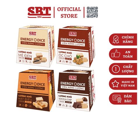 SBT Energy Dice Lương khô 4 vị Hộp 180gr Shopee Việt Nam