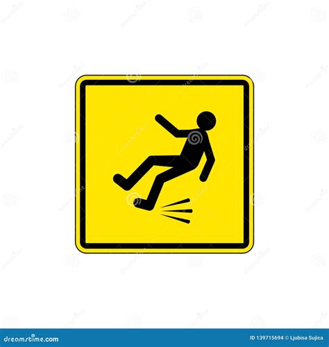 Slippery Floor Sign Vector Illustration 4770414