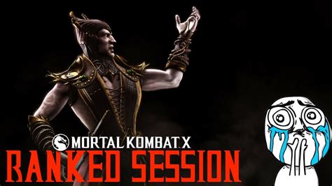 Mortal Kombat X Ranked Session 118 LOSING INTEREST IN MKX YouTube