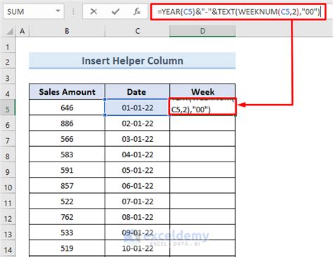 How To Group By Week In An Excel Pivot Table 3 Methods Exceldemy