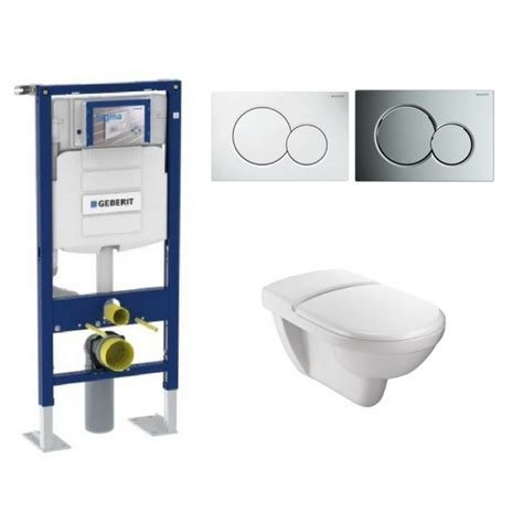 Jacob Delafon Pack Wc Suspendu Pmr Odeon Abattant Plaque Blanche