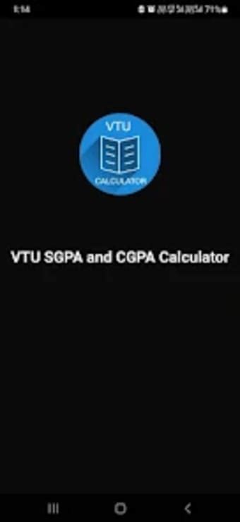 Vtu Sgpa And Cgpa Calculator Android