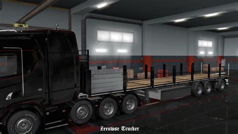 Owned Flatbed Trailer Edit X Ets Euro Truck Simulator Mods