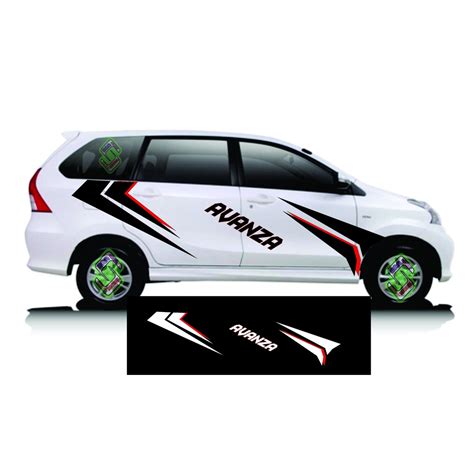 Jual Stiker Sticker Setiker Striping Cutting Mobil Xenia Innnova Toyota