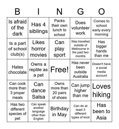 Printable Ice Breaker Bingo Human Bingo Cards Off