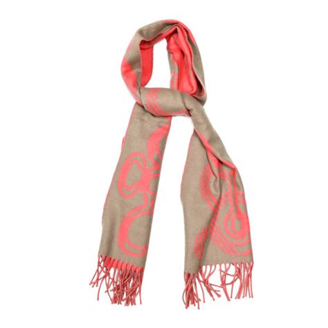 Hermes Cashmere Casaque Do Re Boucles Muffler Fashionphile