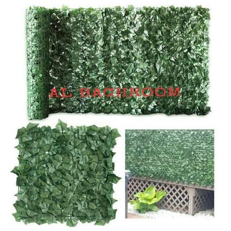 Jual 3 METER PAGAR TANAMAN RAMBAT B8329 DINDING DAUN RAMBAT ARTIFICIAL