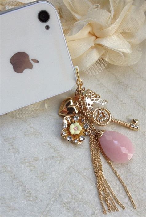 Iphone Dust Plug Phone Dust Plug Blackberry And Phone Charm Pink Oval