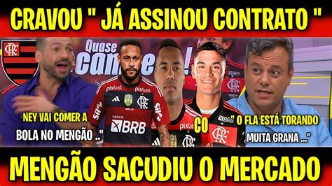 QUE REFORÇO BOMBÁSTICO NO FLA CONTRATO ASSINADO ATÉ 2026 FLAMENGO X