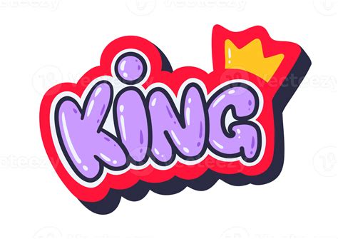 king text effect with crown and shadow 18972595 PNG