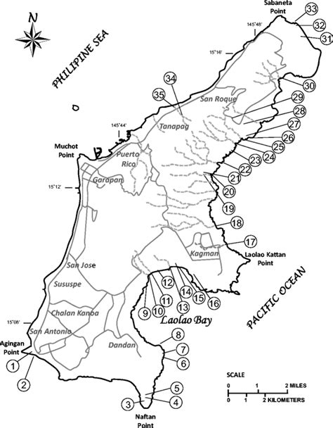 Saipan Island Map