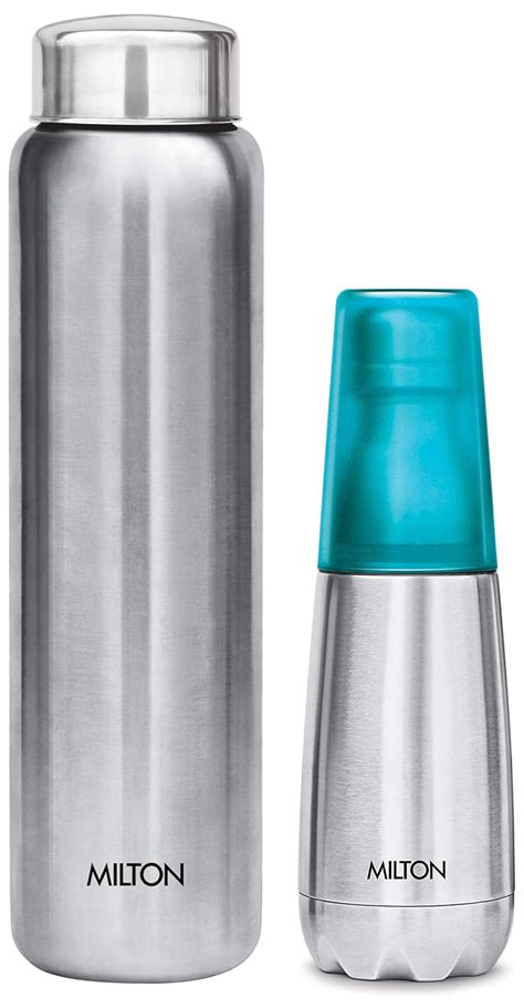 Buy Milton Aqua Stainless Steel Water Bottle Ml Silver