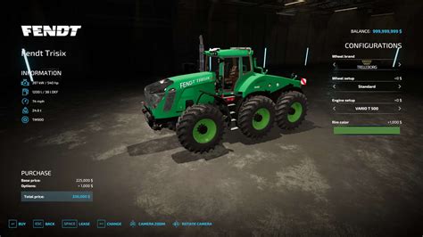 Fendt Trisix Tractor V1 0 0 0 Fs25 Mod Fs22 Mod