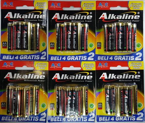 Baterai AA Alkaline Isi 4 2