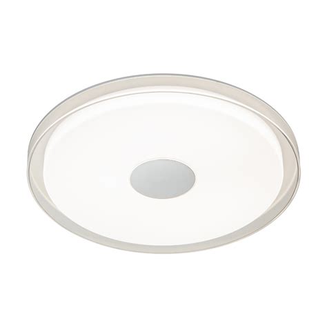 Plafon De Sobrepor LED Domo Redondo 3000K 48W Bivolt Ø50cm ABS E