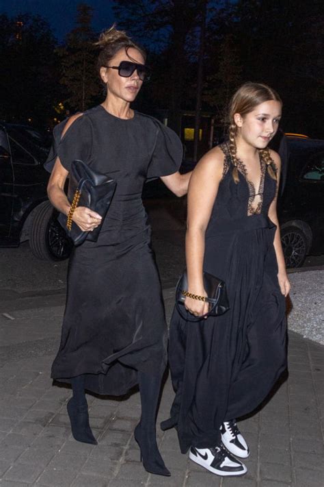 Victoria Beckham criticised for Harper's 'grown-up' PFW outfit