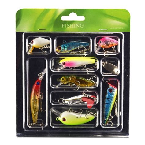 Mini Lure Bait Set Mino VIB Sequins Bionic Bait Fake Lure Hard Bait