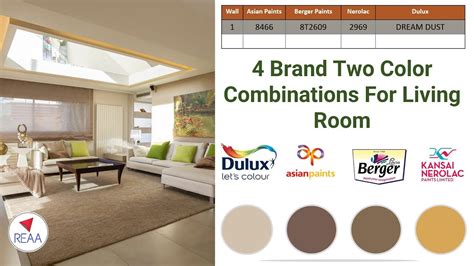 Two Color Combinations For Living Room Asian Paints Berger Paints