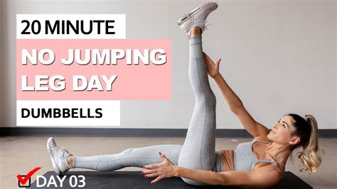 Easy Beginner Minute Leg Workout At Home No Jumping Leg Day