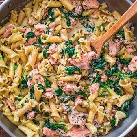 Creamy Smoked Salmon Pasta Recipe Spinach Bryont Blog