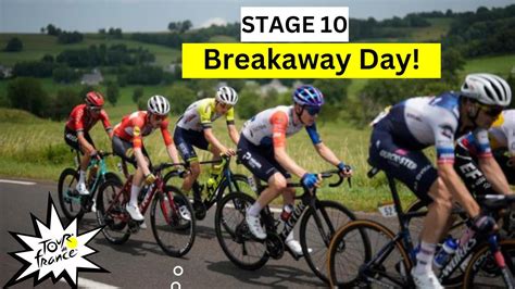 Crazy Breakaways Tour De France Stage 10 YouTube