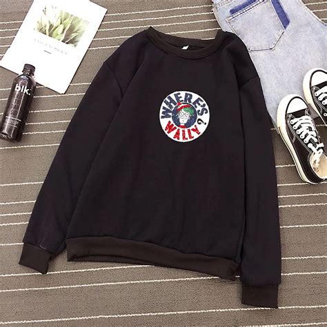 Autumn Winter Loose Harajuku Style Round Neck Long Sleeved Sweatshirt