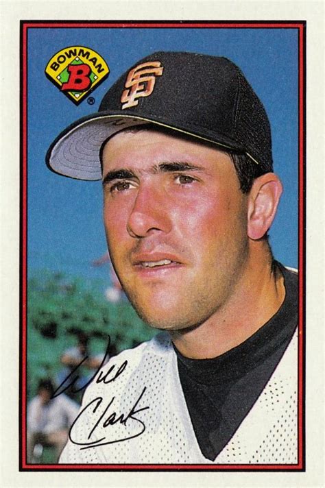 1989 Bowman #476 Will Clark | Trading Card Database