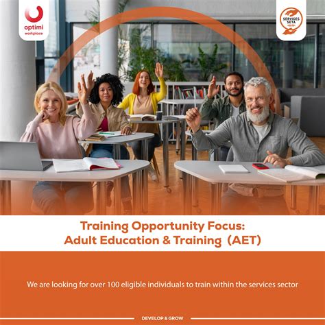 Training Opportunity: Adult Education and Training (AET) – Services