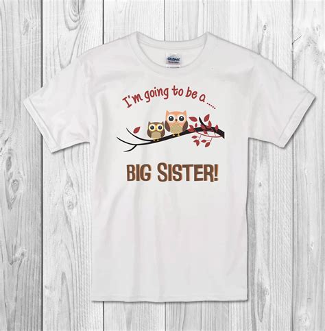 Big Sister Big Brother Kids T-shirt Childrens Toddlers T | Etsy