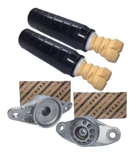 Kit Batente Coxim Traseiro Punto Linea Original Fiat