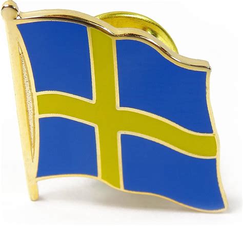 Schweden Flaggen Pin Fahnen Pin Flaggenpin Flaggen Pin Anstecker