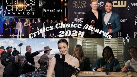 Critics Choice Awards 2024 Confira A Lista Completa Dos Vencedores