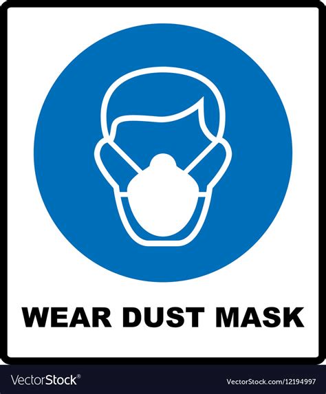 Dust Mask Sign