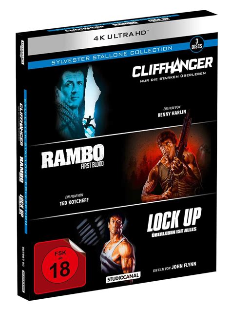 Sylvester Stallone Uncut Collection 4K UHD Cliffhanger Rambo Lock