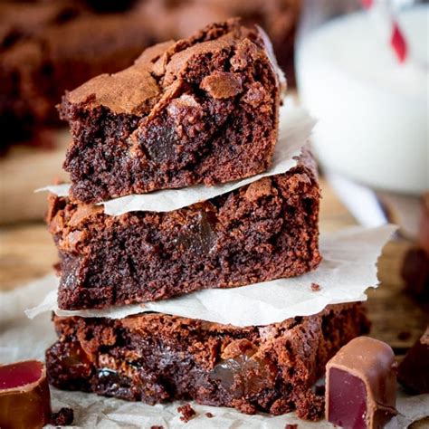 Turkish Delight Brownies Nickys Kitchen Sanctuary