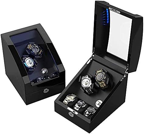 Amazon Triple Tree Double Watch Winder Soft Leather Watch