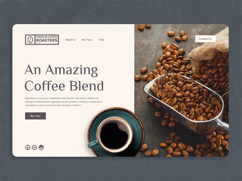 Coffee Landing Page Daily UI 003 By Matt Burt On Dribbble