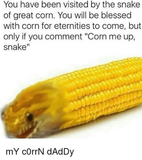 CoRn Me Up, SnAkE : r/memes