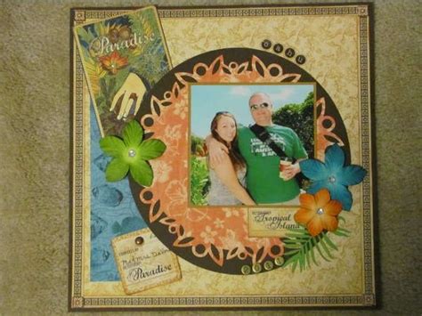 Tropical Scrapbook Layouts Graphic Tropical Travelogue Scrapbook