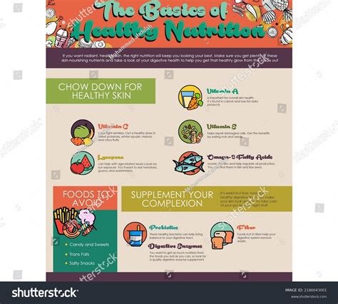 basics healthy nutrition stock illustration  shutterstock