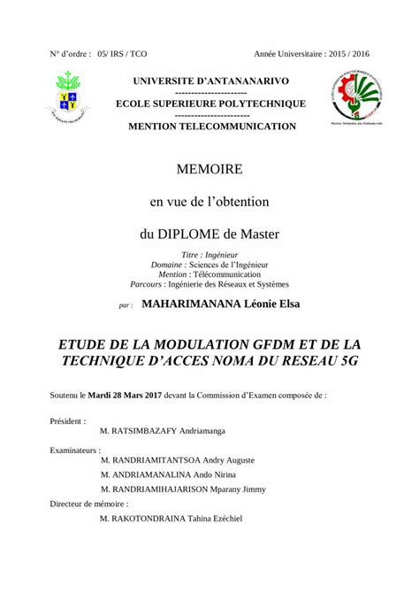 PDF MEMOIRE En Vue De Lobtention Du DIPLOME De Master DOKUMEN TIPS