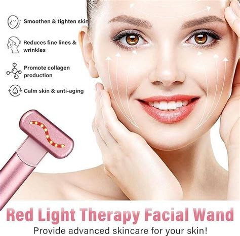 Microcurrent Facial Device Red Light Therapy For Face Eye Beauty