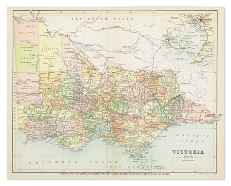 Victoria - Antique Print Map Room