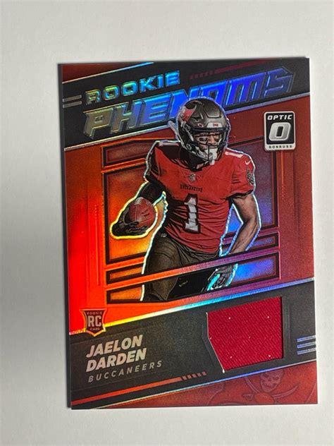 Donruss Optic Jaelon Darden Rp Rookie Phenoms Red Jersey Rc Ebay